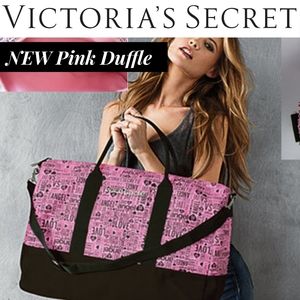 NEW PINK Victoria’s Secret Duffel Bag